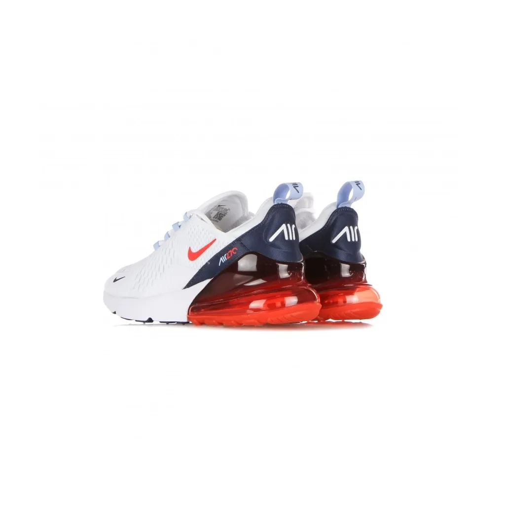 scarpa bassa uomo air max 270 WHITE/CHILE RED/MIDNIGHT NAVY