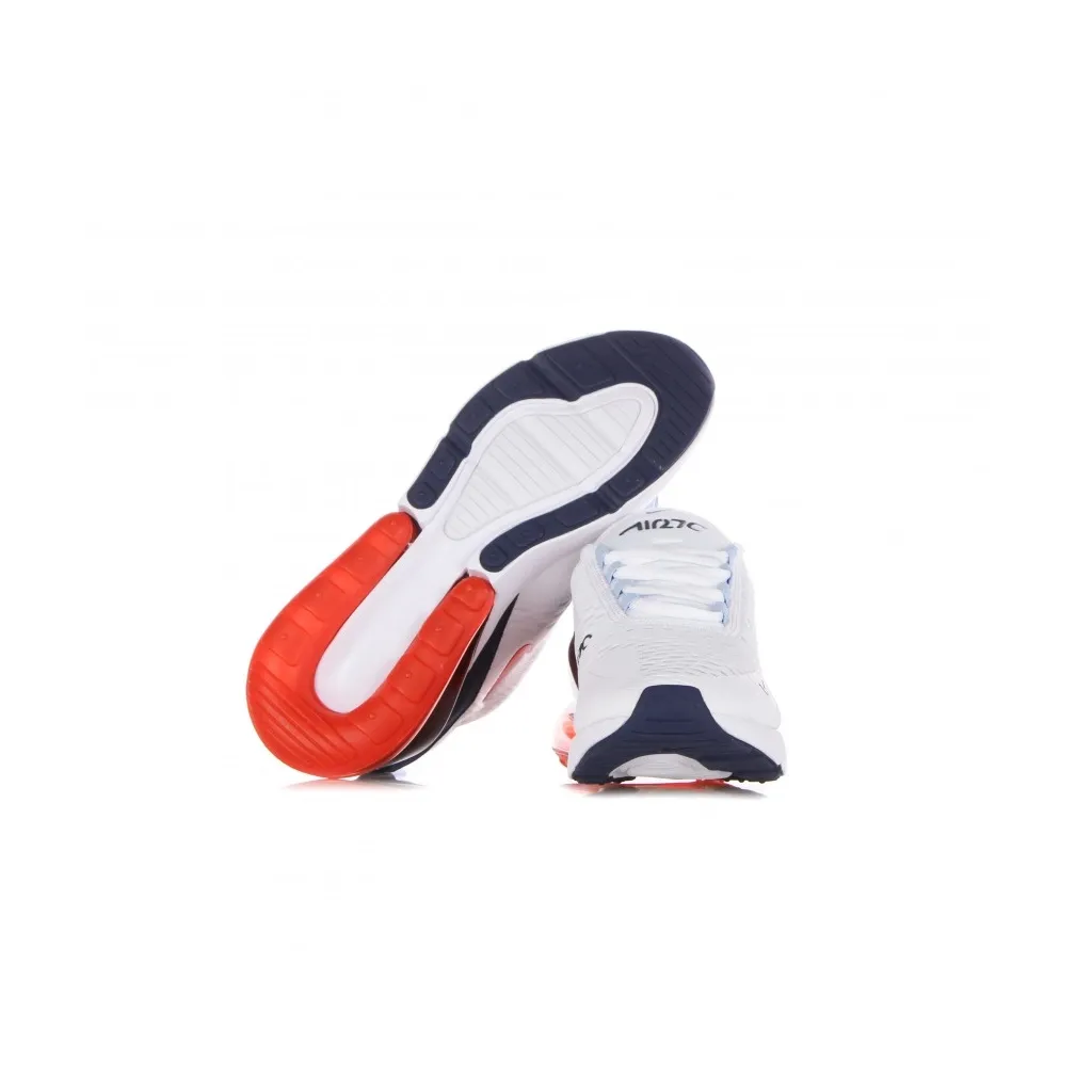 scarpa bassa uomo air max 270 WHITE/CHILE RED/MIDNIGHT NAVY