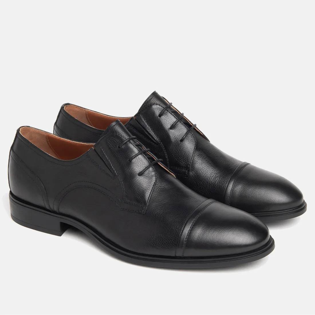 Scarpa derby elegante da uomo NeroGiardini in pelle nera