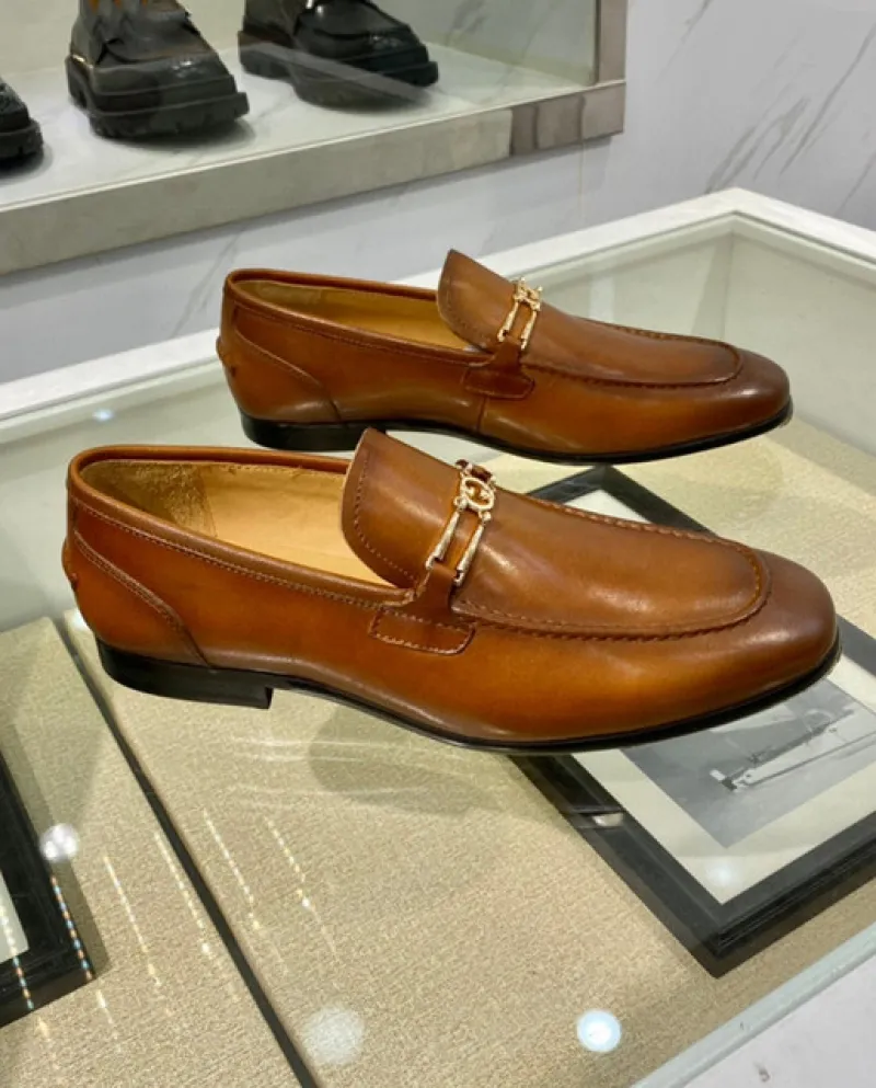 Scarpe da uomo Scarpe eleganti da uomo Masculino Scarpe eleganti da uomo in vera pelle di lusso Designer Mocassini da ufficio ca