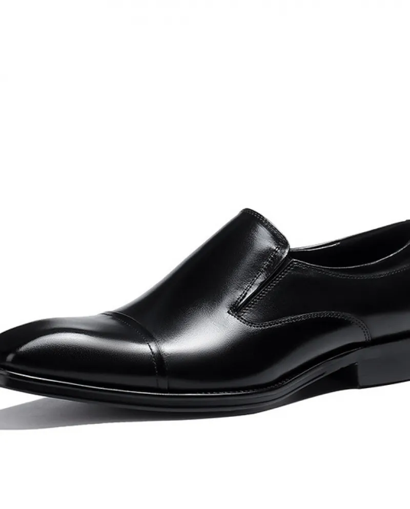 Scarpe eleganti da uomo firmate Scarpe da ufficio slip-on fatte a mano in vera pelle di alta qualità di lusso Mocassini sociali