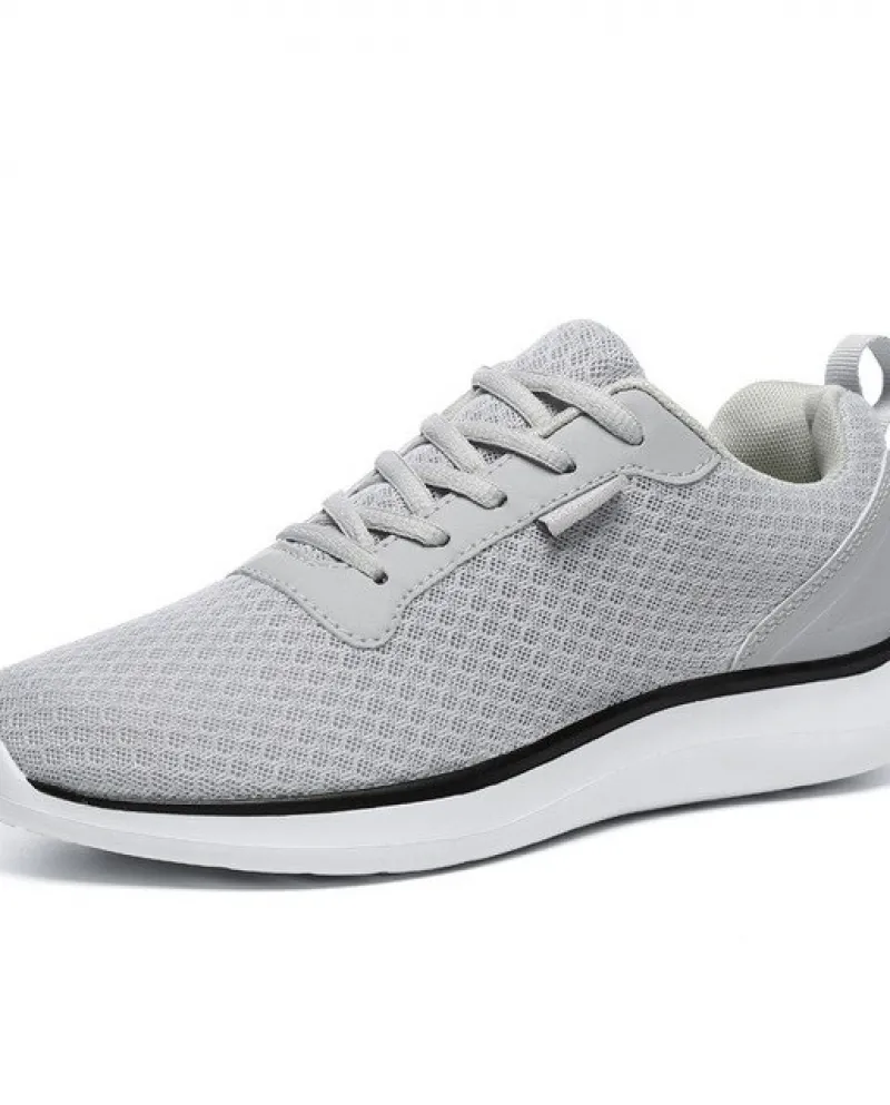 Scarpe leggere da lavoro da uomo Vulcanize Scarpe comode con lacci in rete Mocassini con suola morbida Off White Knit Sock Casua