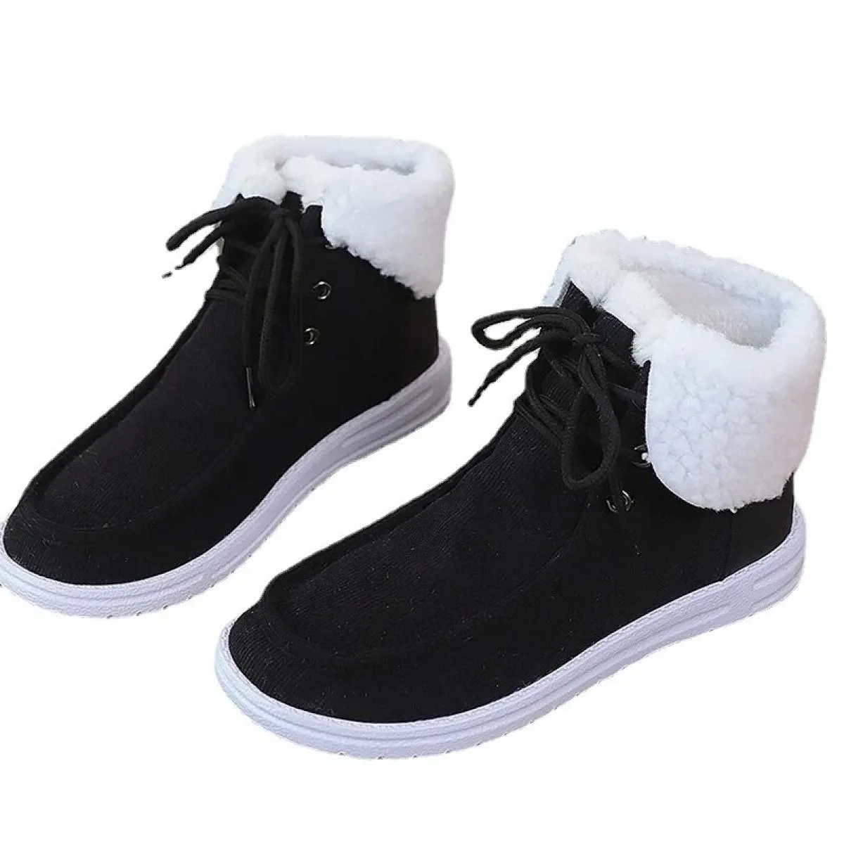 Scarpe Per Le Donne 2023 di Modo Testa Rotonda Lace Up Appartamenti delle Donne Autunno Maturo Mocassini Solido di Modo Con Tacc