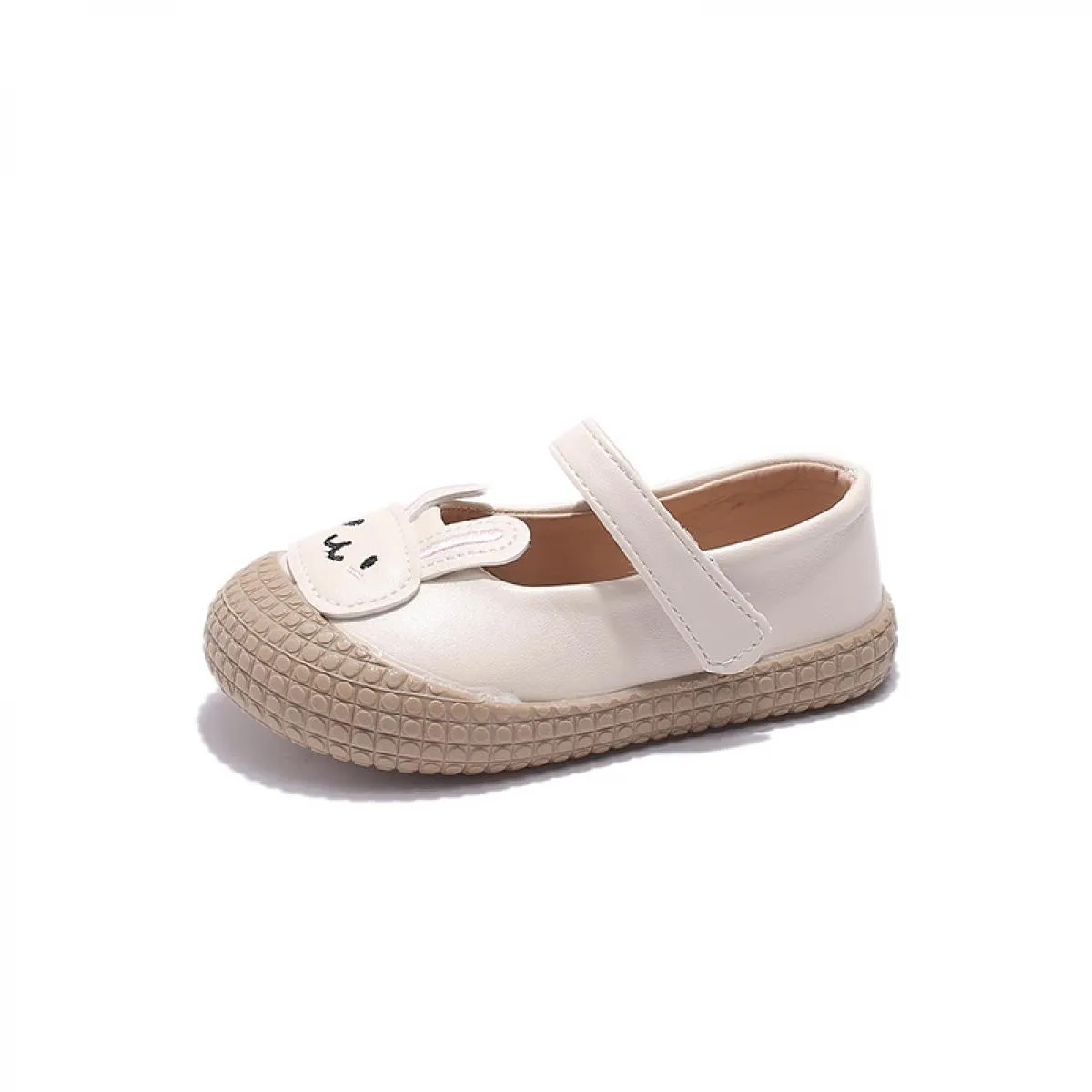 Scarpe per ragazze Baby Mary Janes Cartoon Bunny Piccoli bambini Scarpe in pelle primaverili Divertenti scarpe comode per bambin