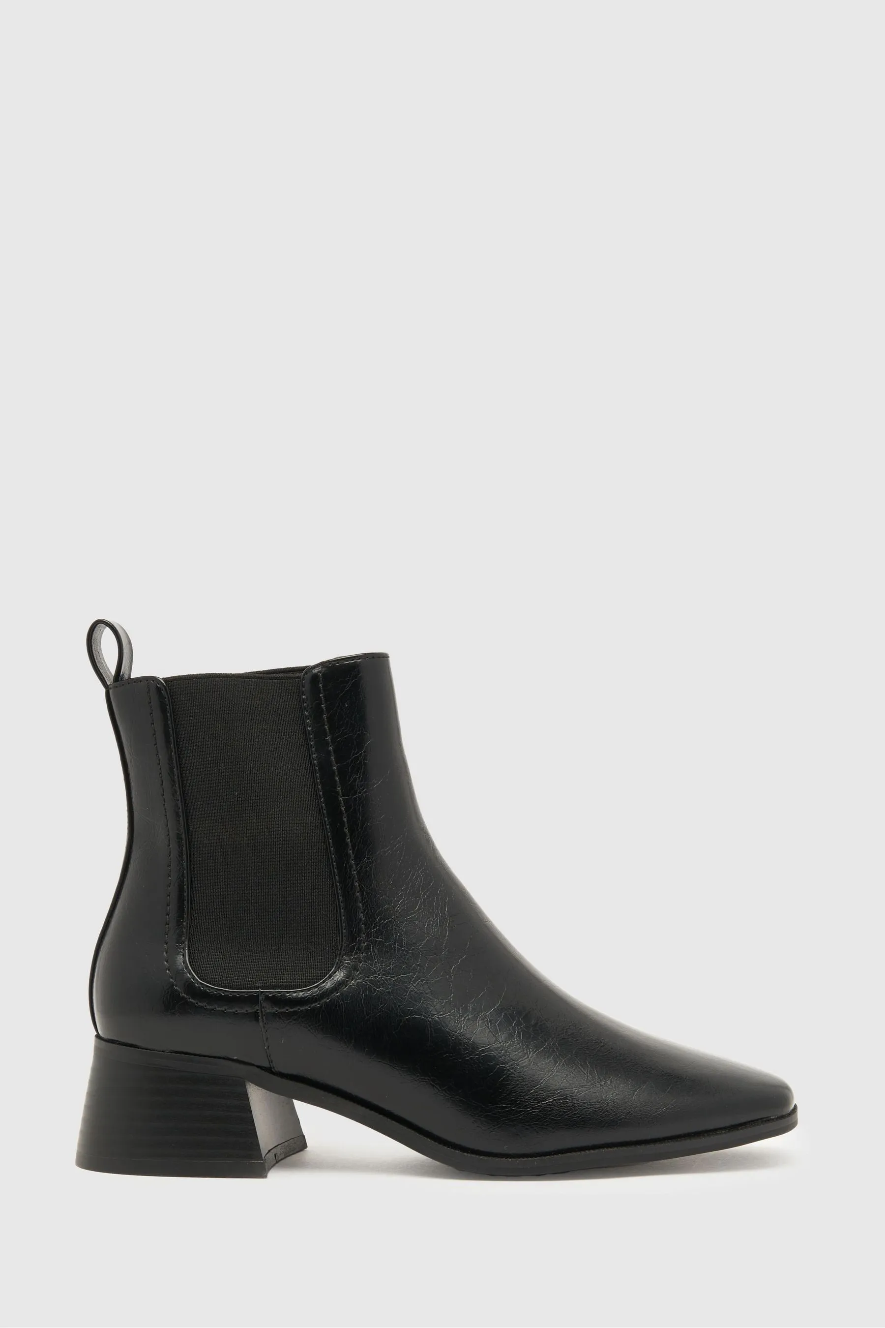 Schuh - Brooke - Chelsea Nero con tacco largo - Stivali