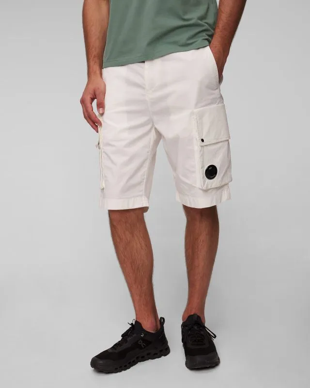 Shorts bianchi cargo da uomo C.P. Company