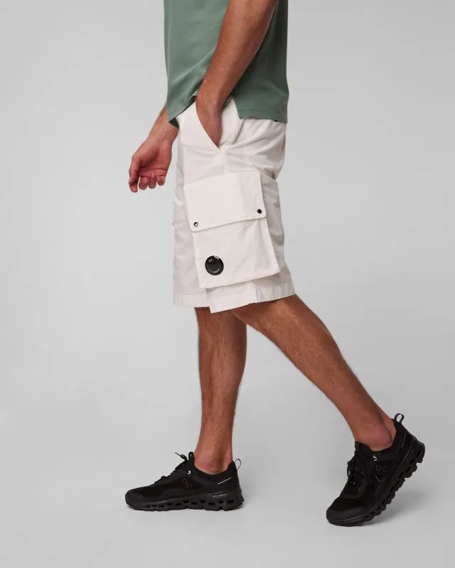 Shorts bianchi cargo da uomo C.P. Company
