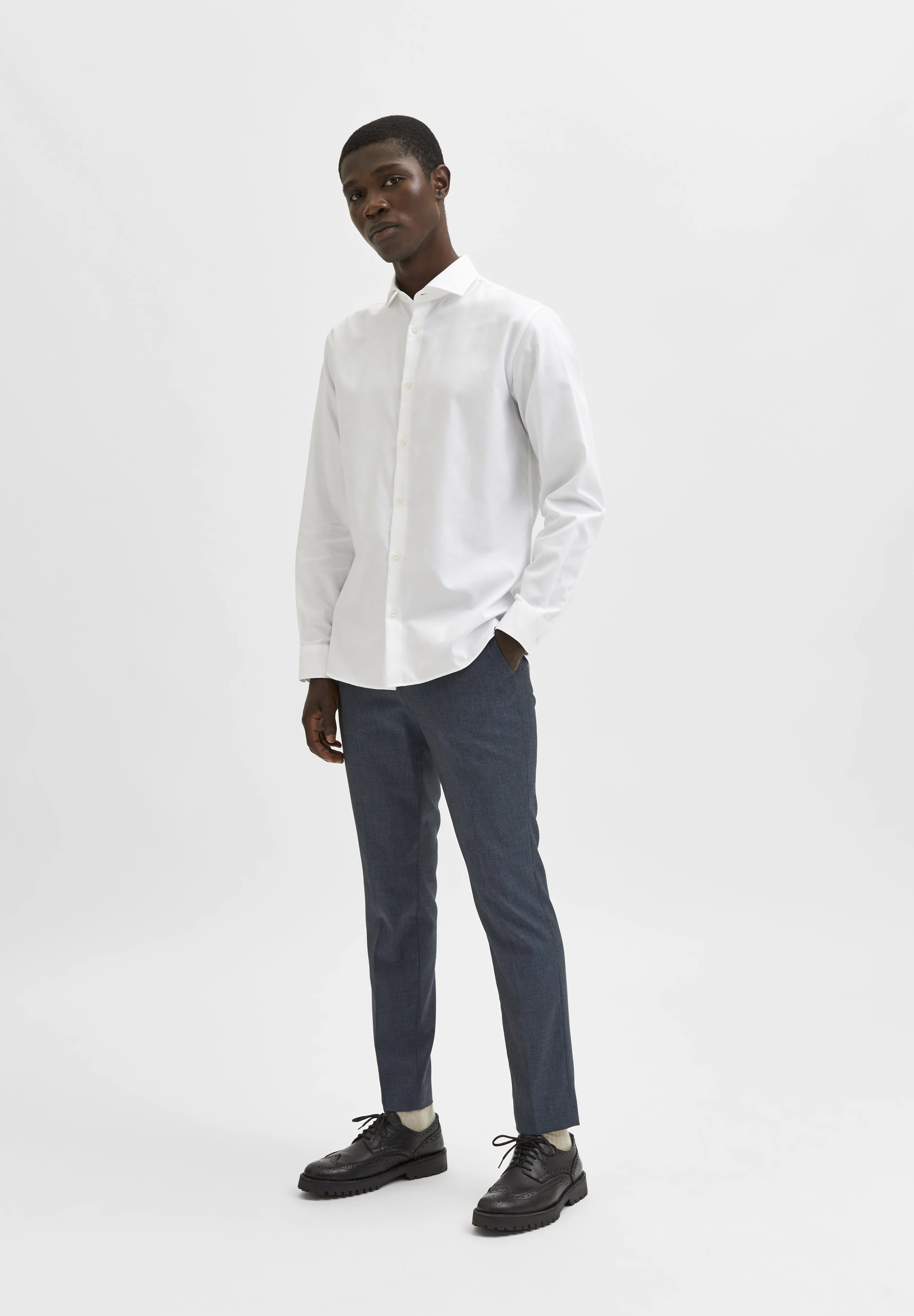 SLHSLIMETHAN CUT AWAY - Camicia elegante
