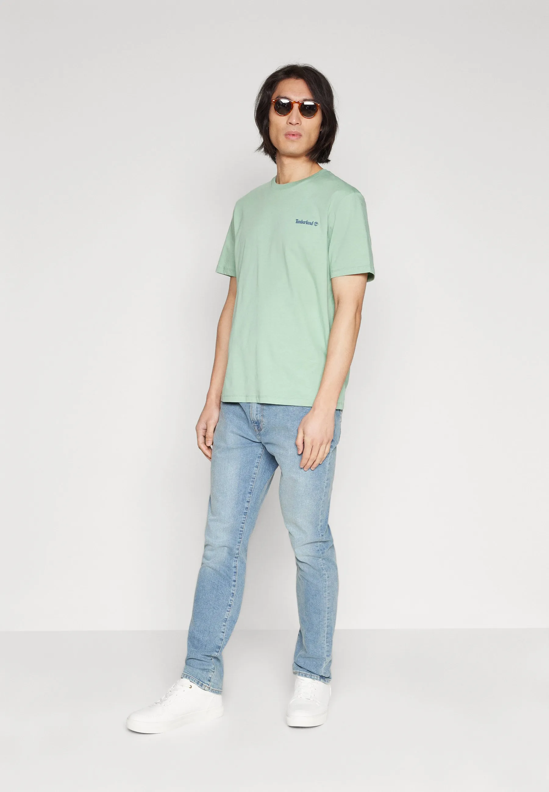 SMALL LINEAR LOGO PRINT TEE - T-shirt con stampa