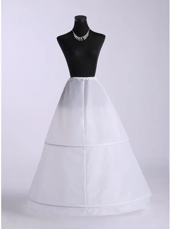 Sottogonna Sposa semplice con due cerchi semirigidi per abiti con gonna a campana