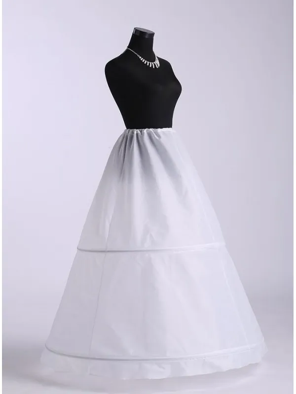 Sottogonna Sposa semplice con due cerchi semirigidi per abiti con gonna a campana