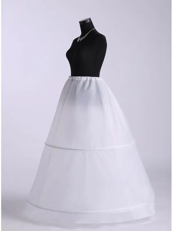 Sottogonna Sposa semplice con due cerchi semirigidi per abiti con gonna a campana