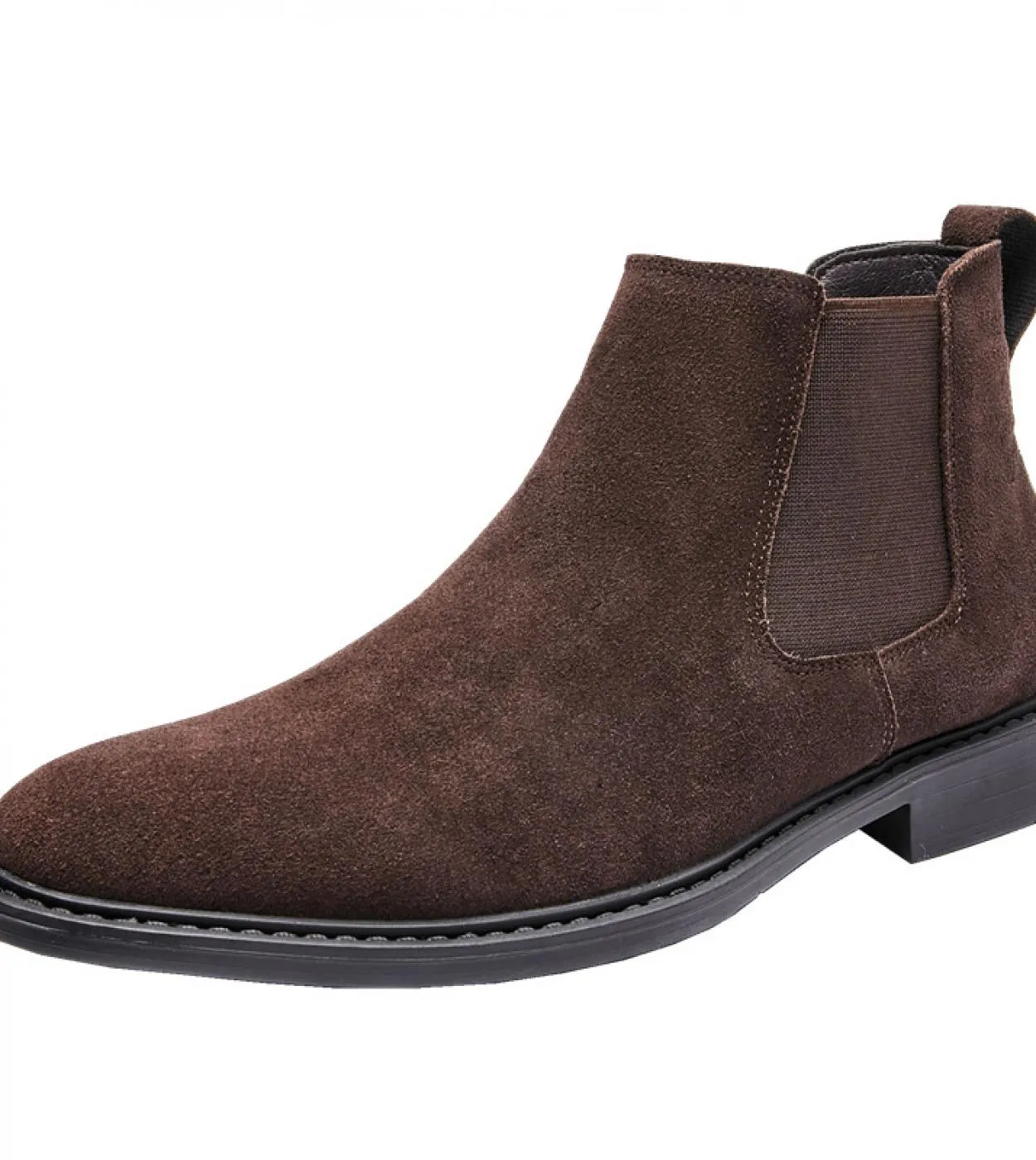 Stivaletti Chelsae da uomo Stilista da uomo Stivaletti da uomo di alta qualità con cinturino con fibbia Wingtip Grigio Nero Scar