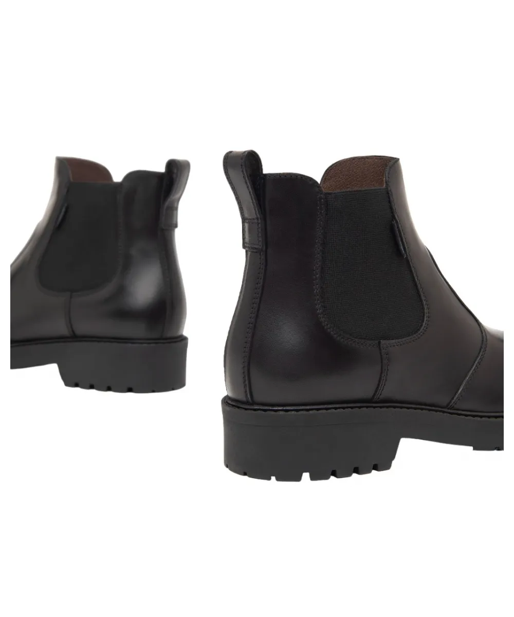 Stivaletti Chelsea In Pelle Nero