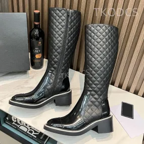 Stivaletti con tacco alto con cerniera in vera pelle Stivaletti corti neri da donna eleganti di marca Stivali da cavaliere class
