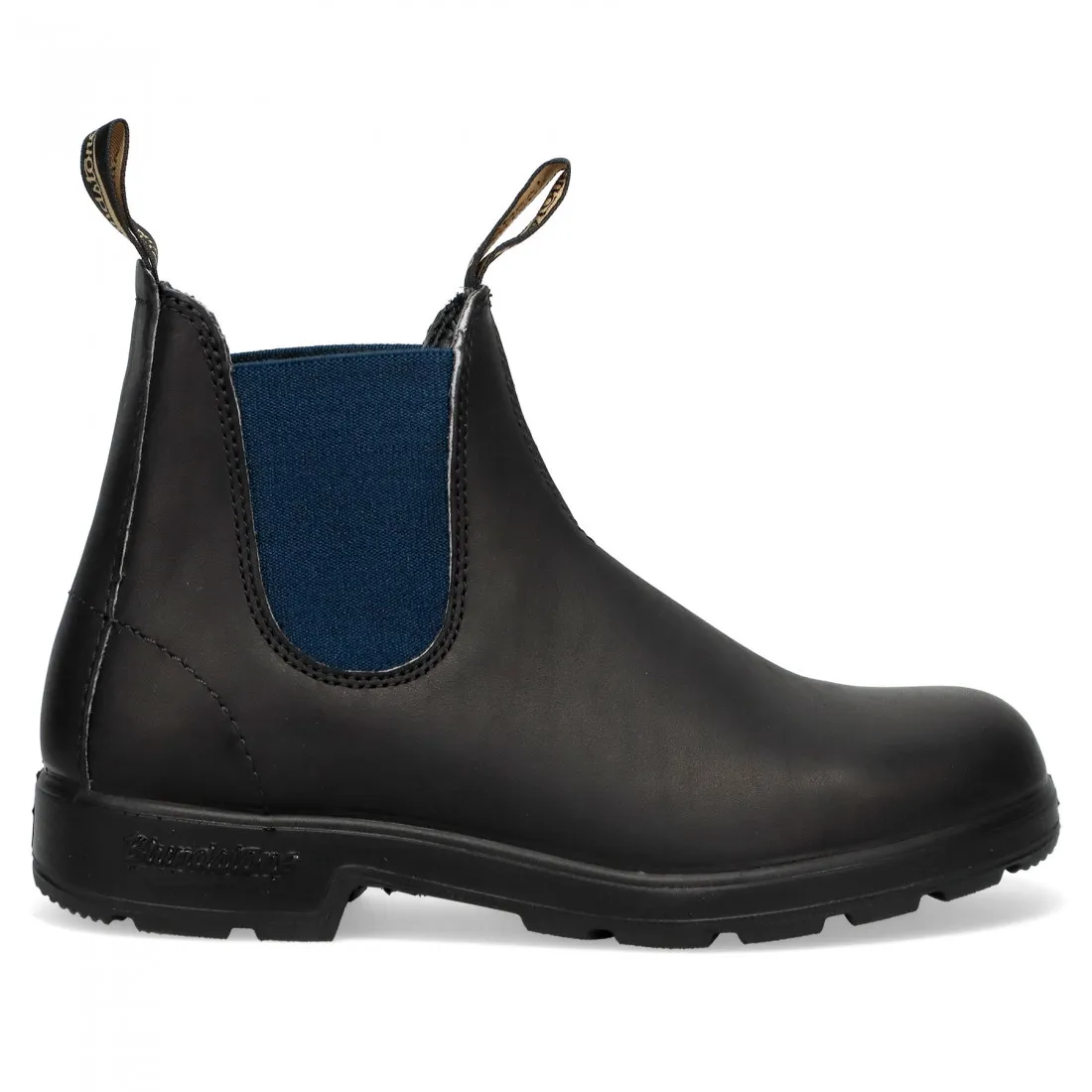 Stivaletto chelsea Blundstone 1917 nero con elastici blu