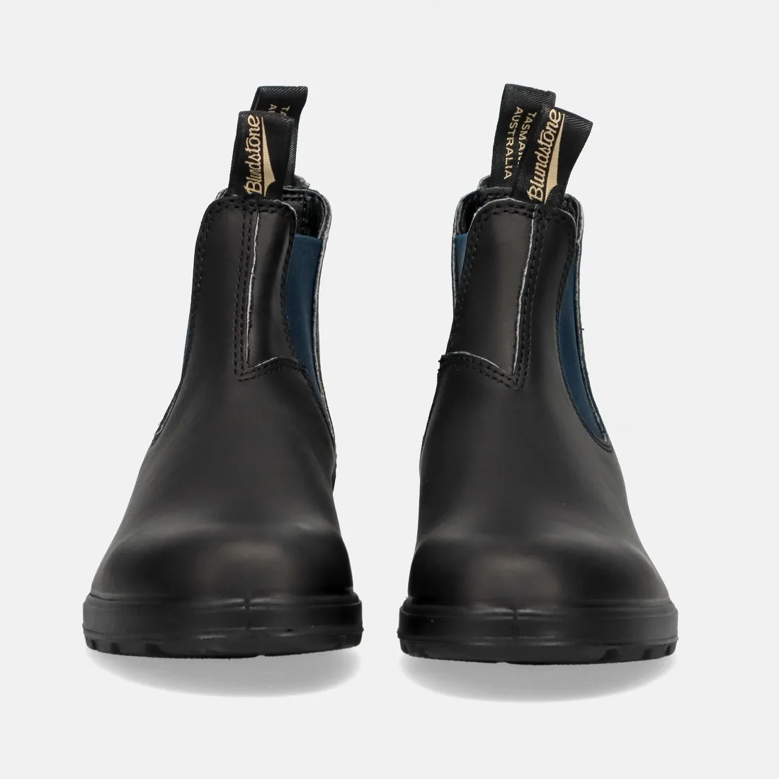 Stivaletto chelsea Blundstone 1917 nero con elastici blu