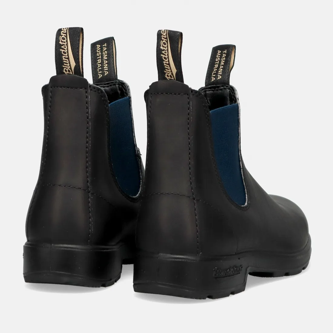 Stivaletto chelsea Blundstone 1917 nero con elastici blu