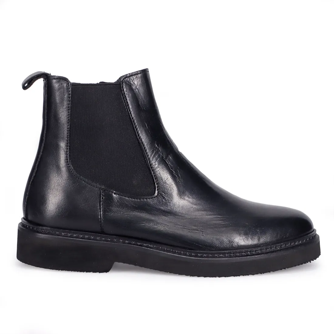 Stivaletto Chelsea da donna Sangiorgio in pelle nera