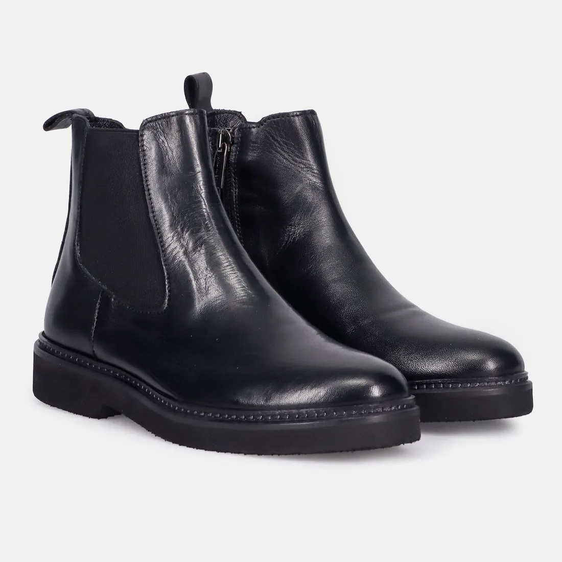 Stivaletto Chelsea da donna Sangiorgio in pelle nera