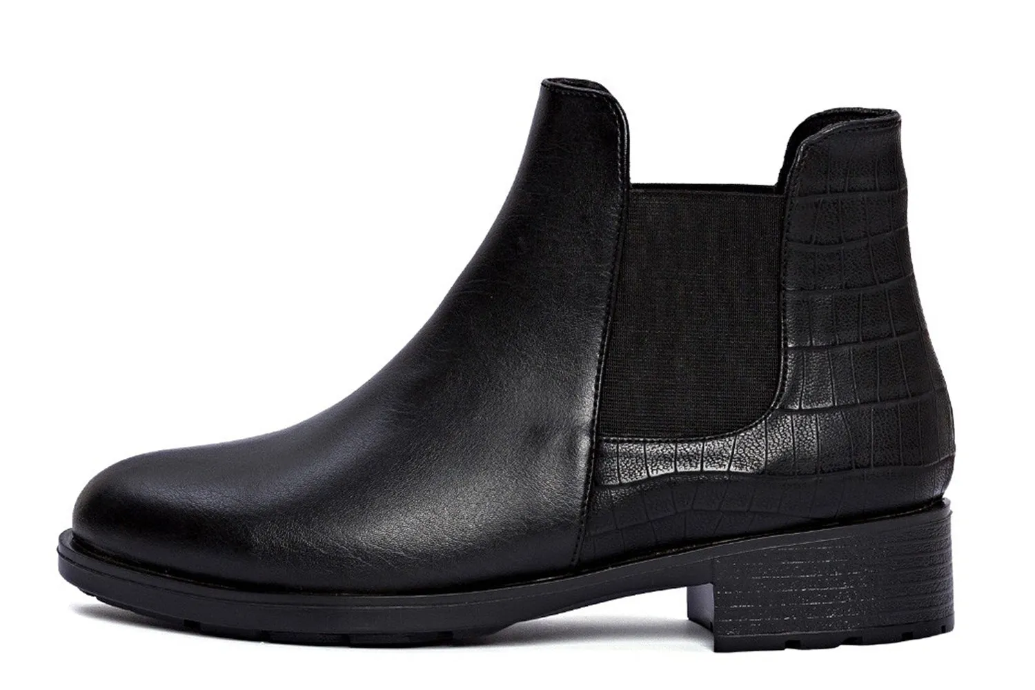 Stivaletto chelsea Donna colore Nero
