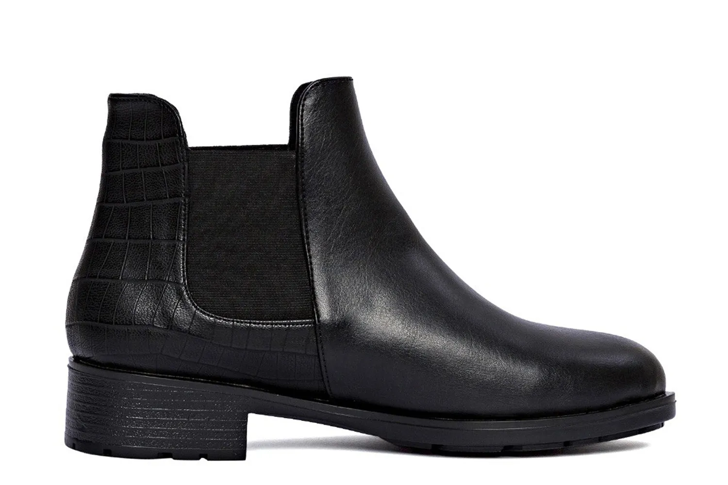 Stivaletto chelsea Donna colore Nero