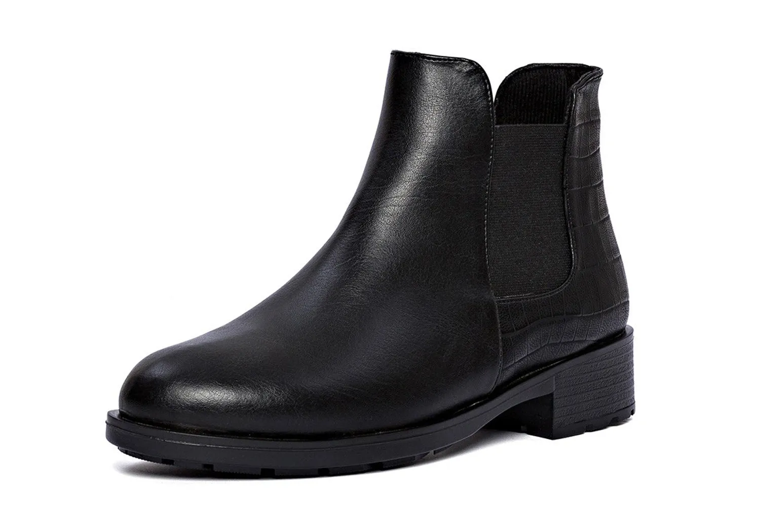 Stivaletto chelsea Donna colore Nero