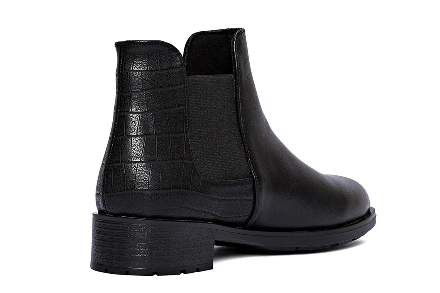 Stivaletto chelsea Donna colore Nero