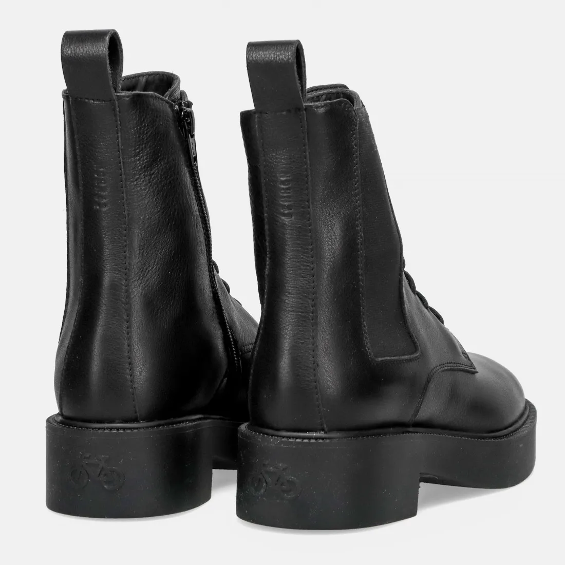 Stivaletto chelsea stringato Copenhagen Studio CPH576 vitello nero