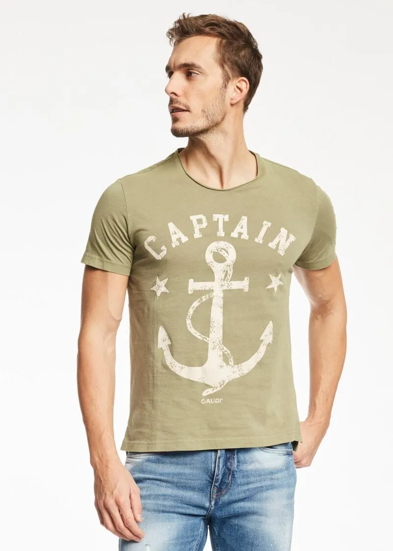 T-shirt con ancora