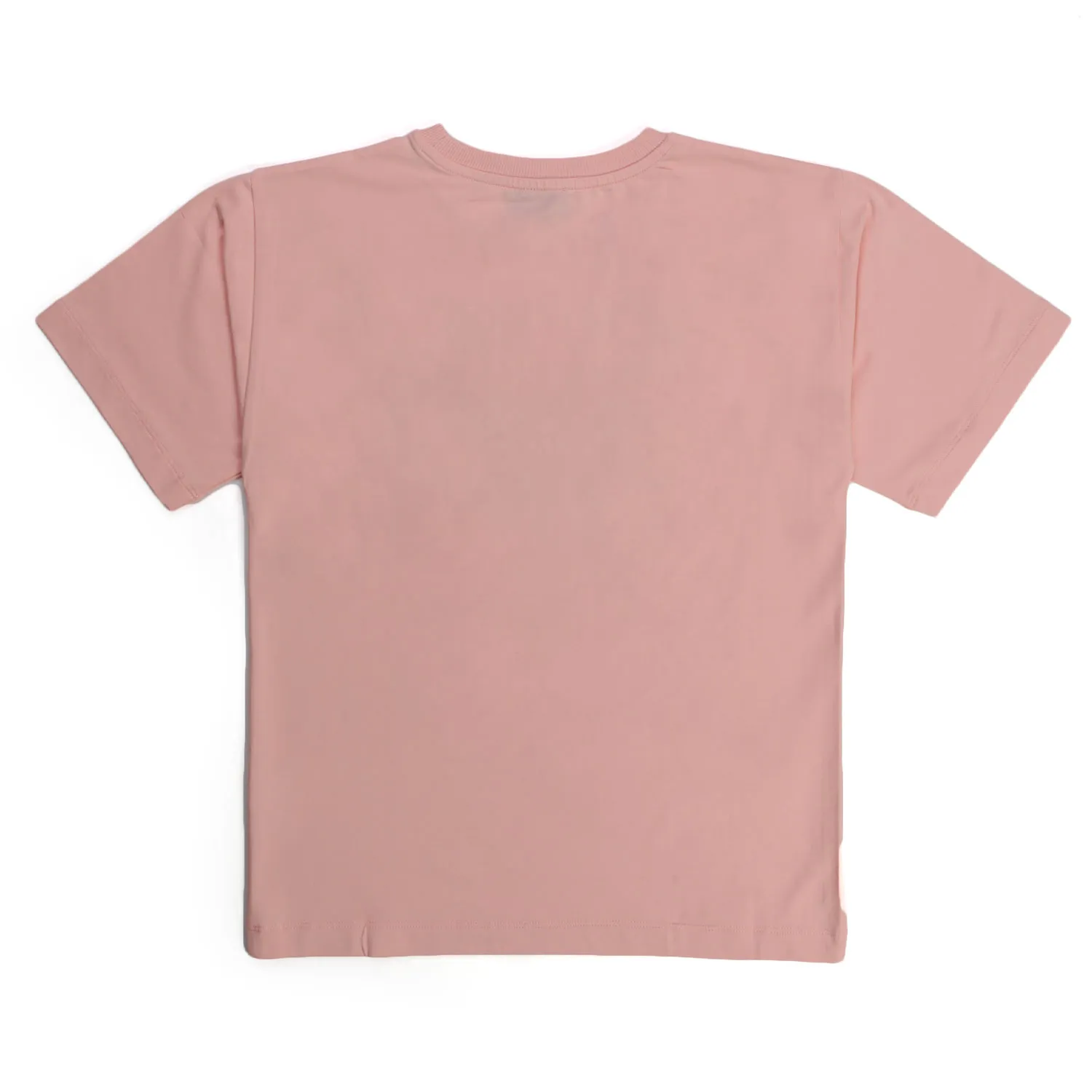 T-Shirt Rosa Strass Bambina Teen