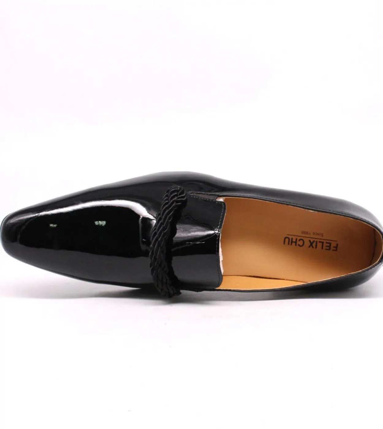 Taglia 7 13 Scarpe eleganti da uomo Mocassini da uomo in pelle verniciata nera con stringhe nere Scarpe da cerimonia da sposa co