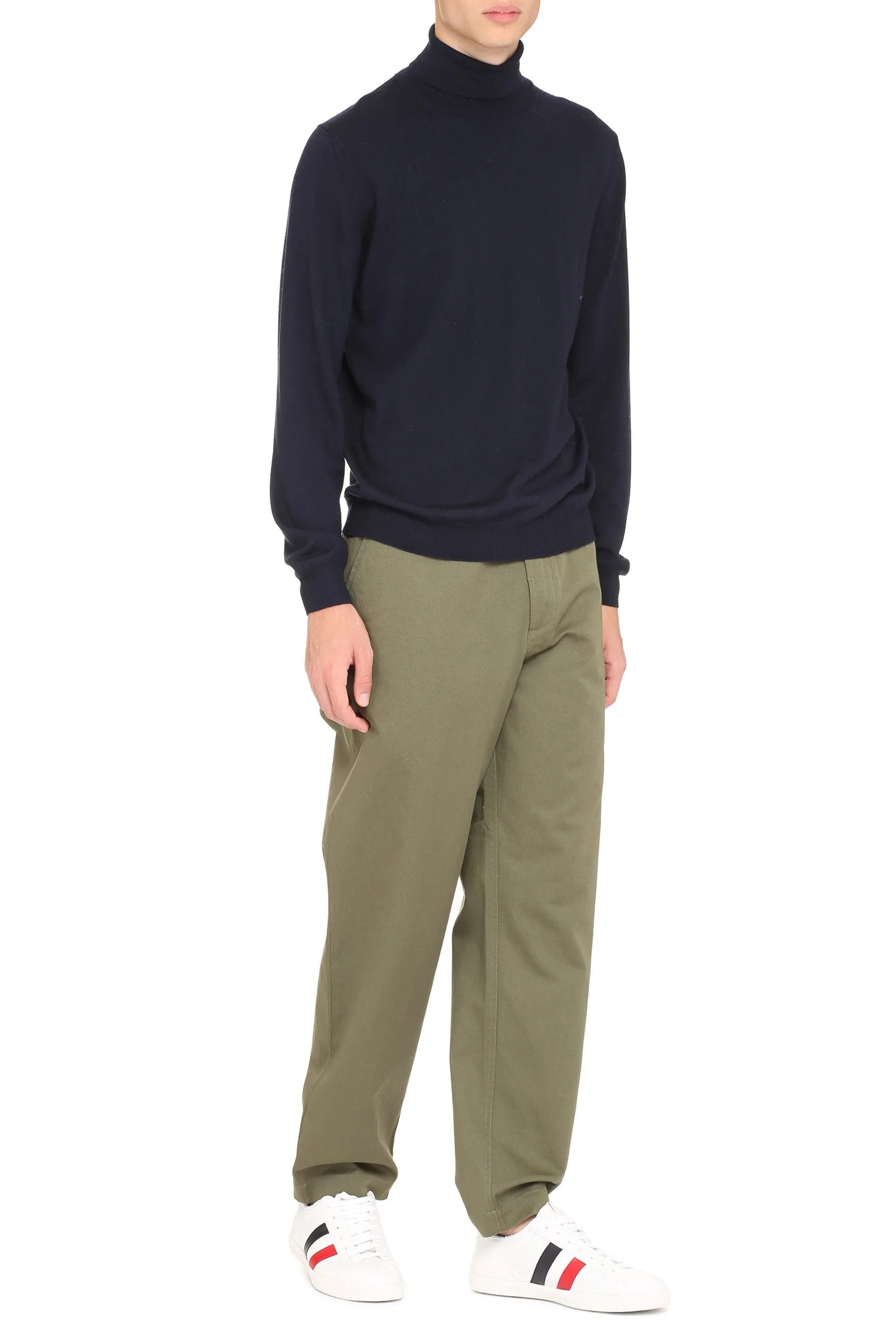 THE (Alphabet) THE (Knit) - Maglione dolcevita in lana