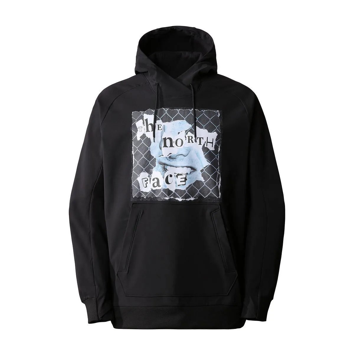      THE NORTH FACE FELPA CON CAPPUCCIO PRINTED TEKNO LOGO  