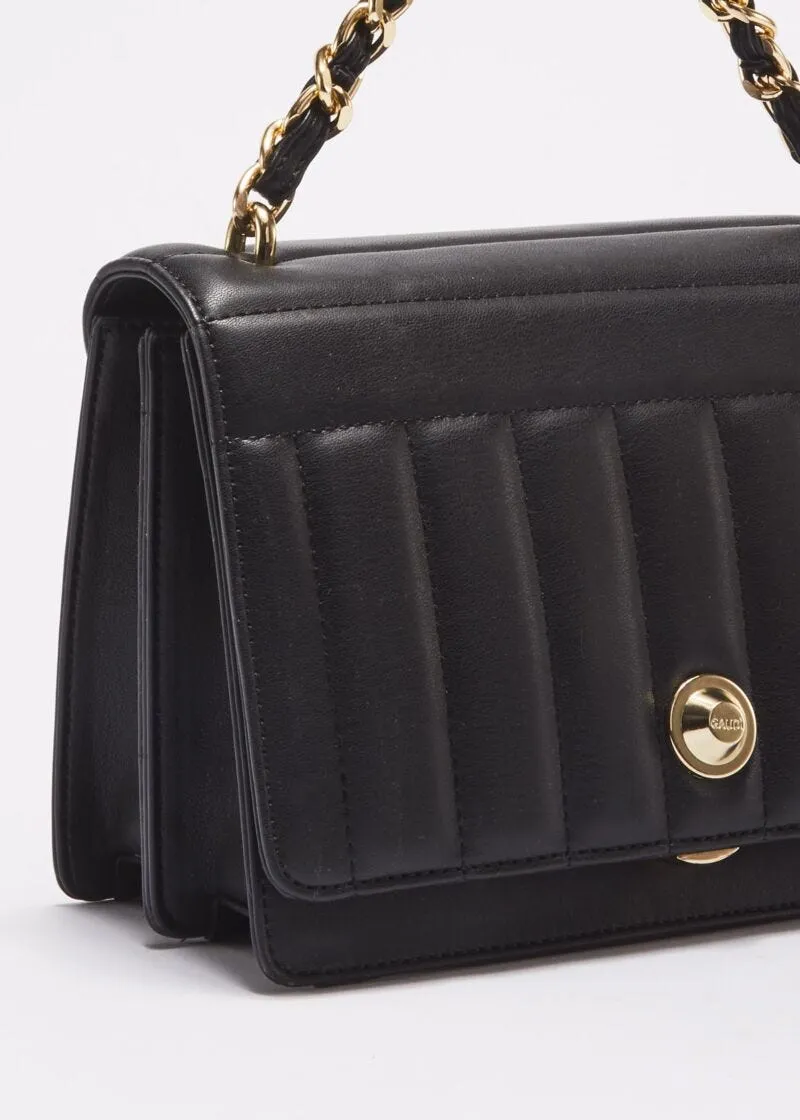 Tracolla crossbody in ecopelle trapuntata
