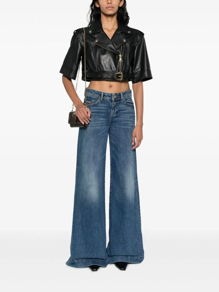versace jeans couture Giacca in pelle