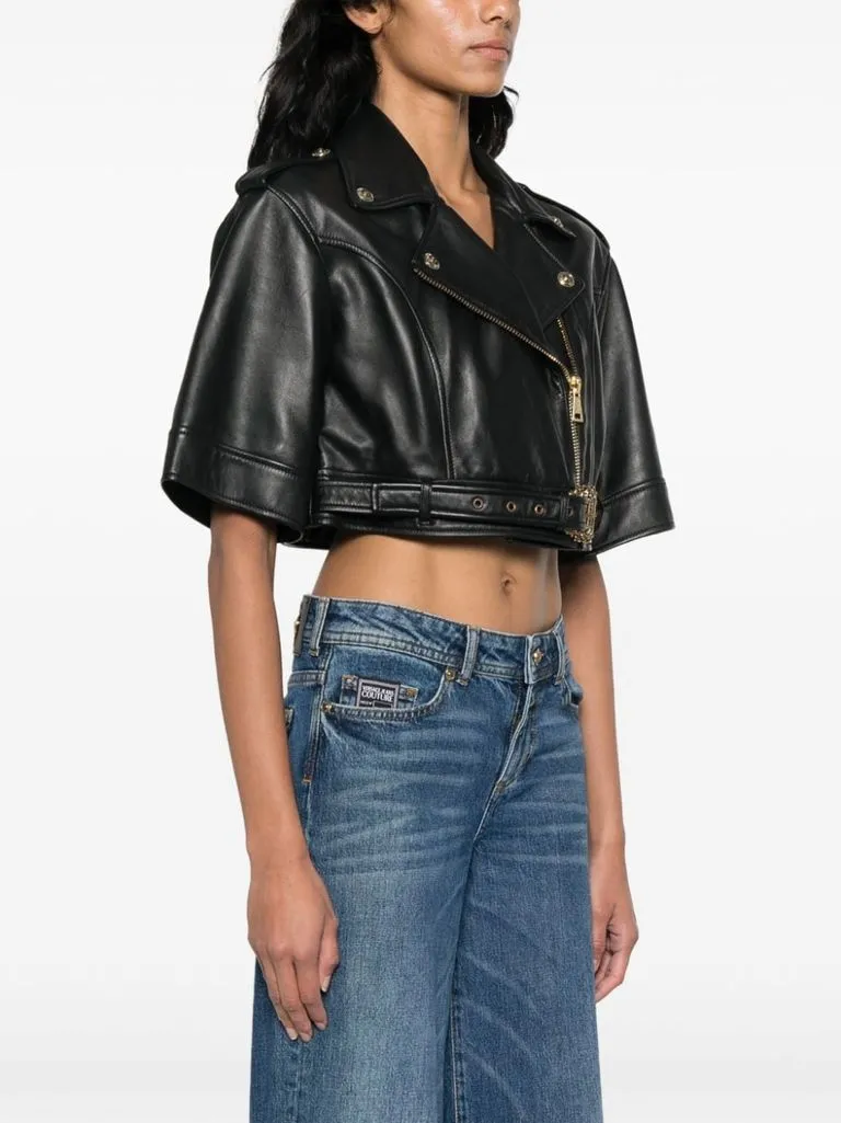 versace jeans couture Giacca in pelle