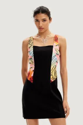 Vestito corto Desigual MARBELLA LACROIX Nero