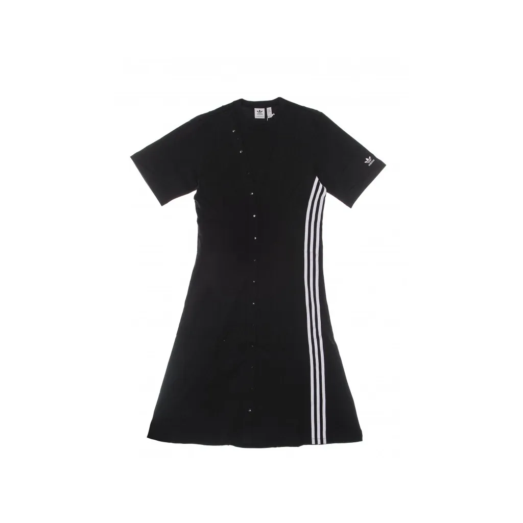 vestito donna long tee dress BLACK
