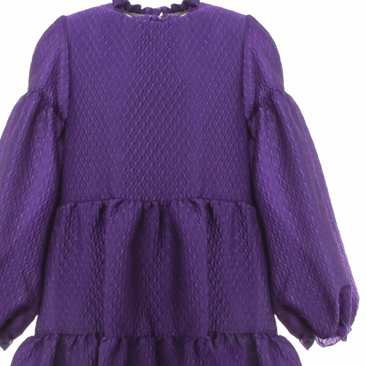 Vestito Drappeggiato Viola Bambina E Teenager