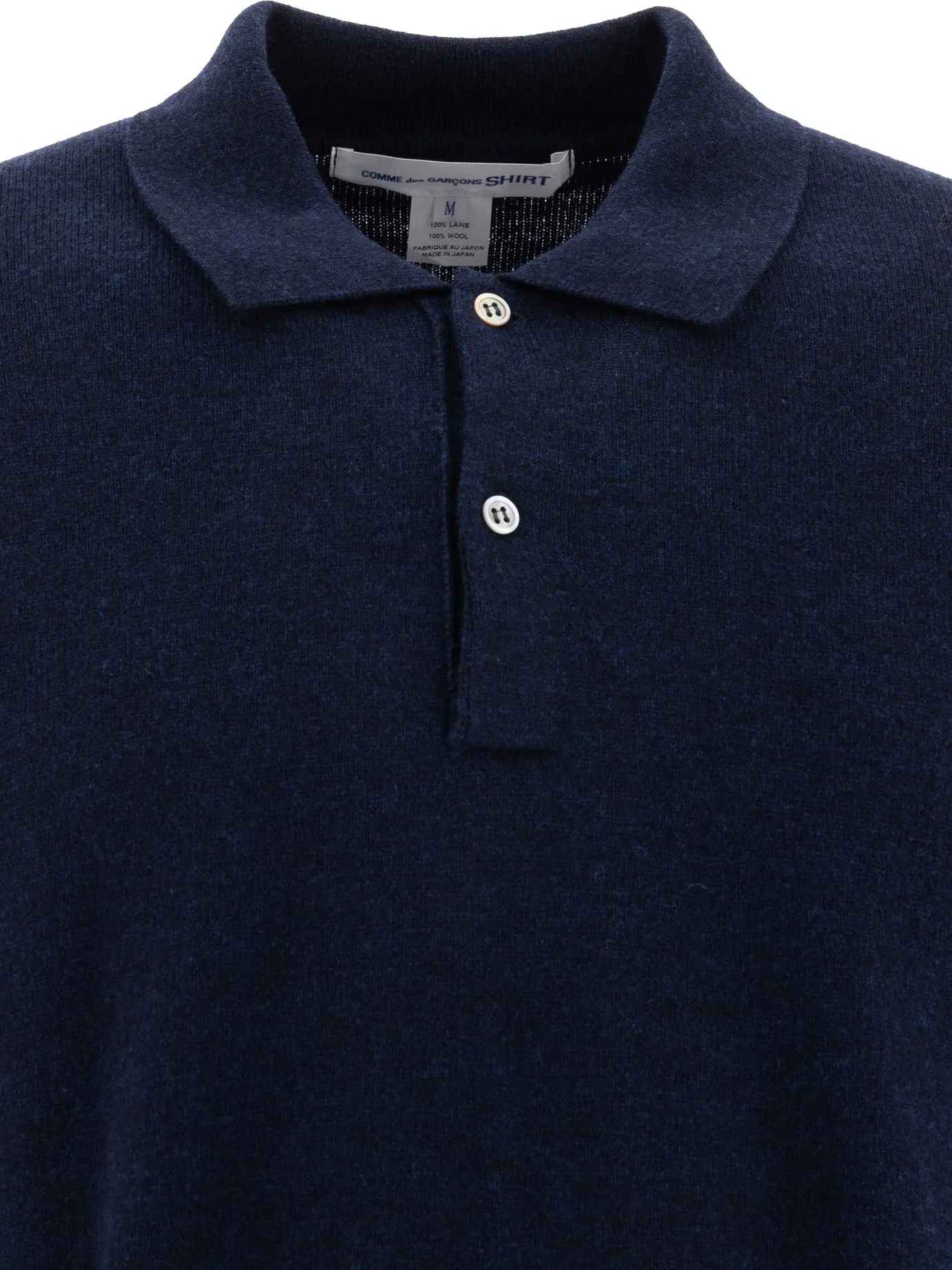 Wool Polo Shirt Polo Shirts Blu
