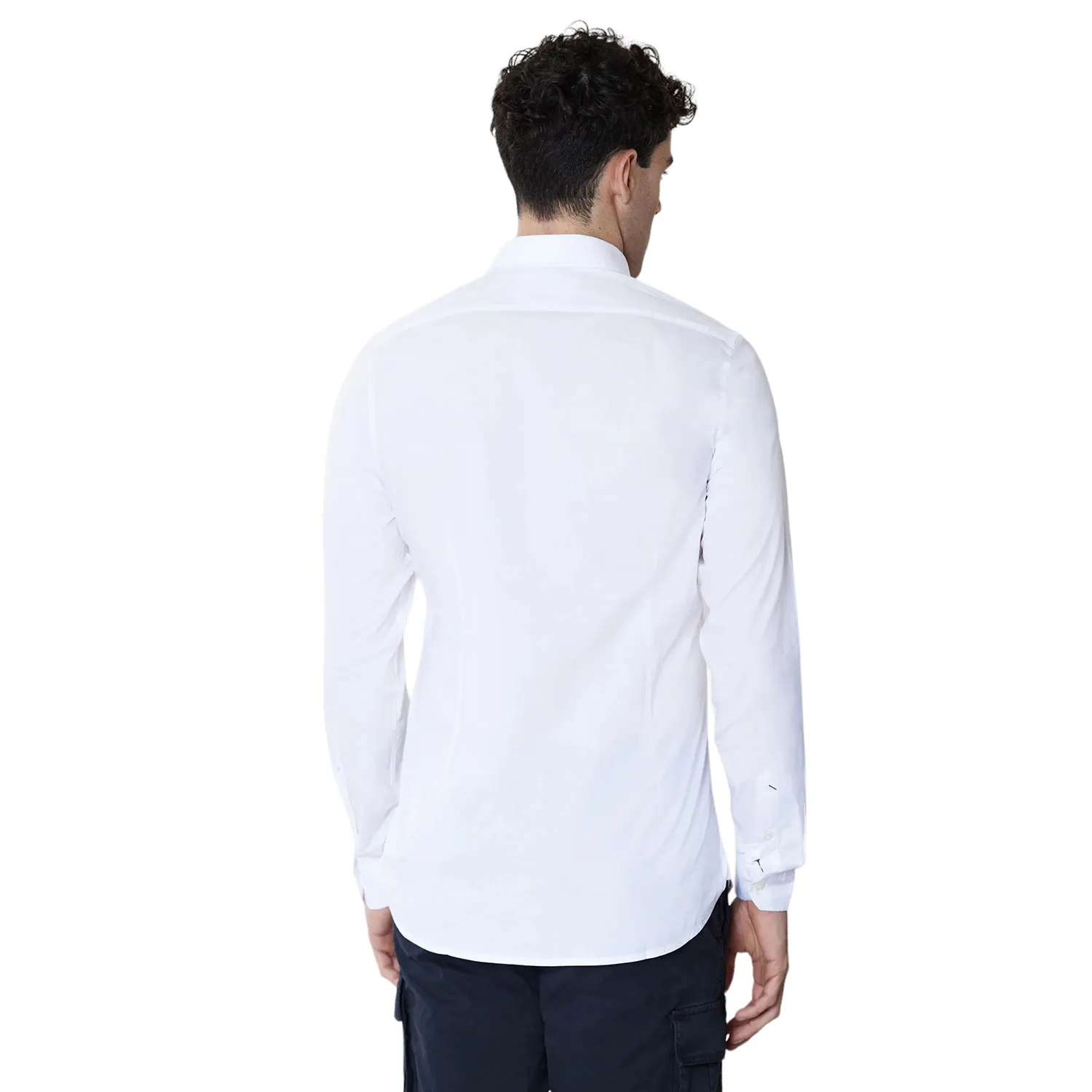 Zam, camicia cotone stretch popeline super slim fit
