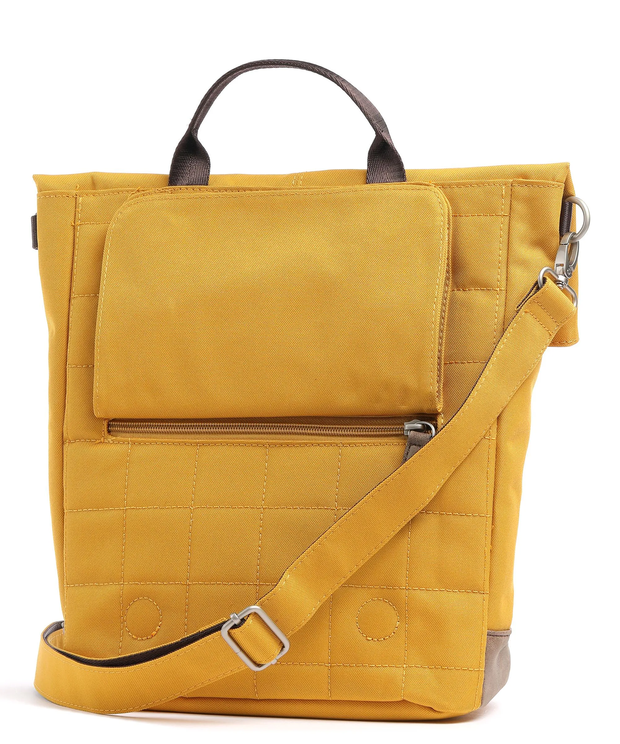  Zwei Olli Cycle OC17 Borsa per portapacchi poliestere, pelle sintetica giallo senape  