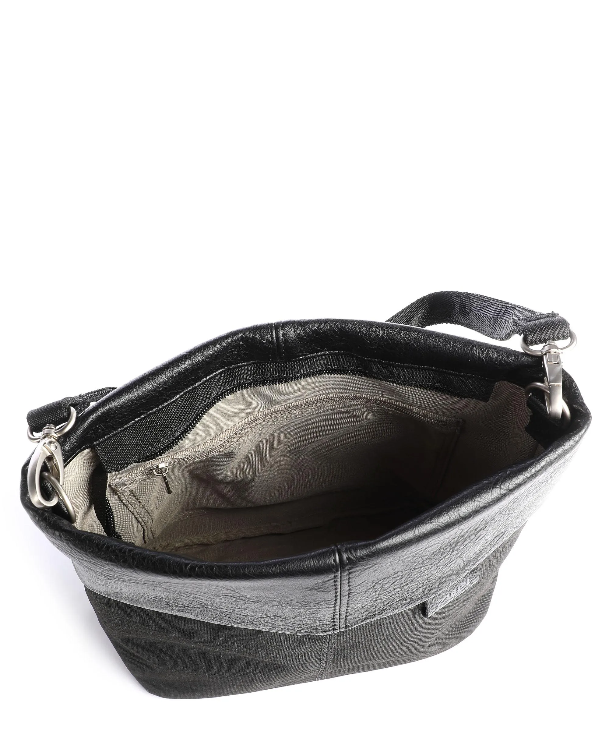  Zwei Olli OT8 Borsa a spalla poliestere, pelle sintetica nero  